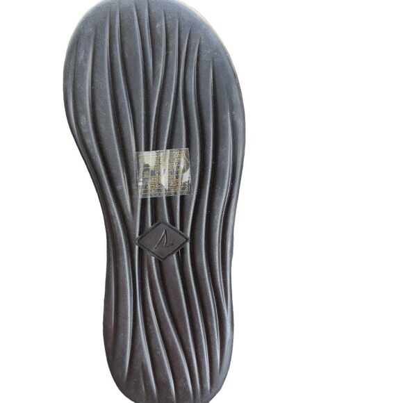 Sperry Men's Size 9 Windward Float Thong Sandal Metallic Silver Beach Vacation - Picture 4 of 5